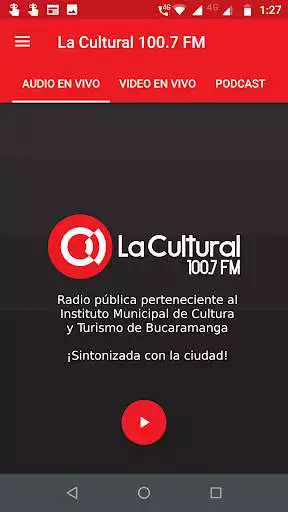 Play La Cultural 100.7 FM  and enjoy La Cultural 100.7 FM with UptoPlay