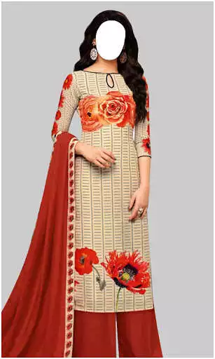 Play Ladies Palazzo Dress PhotoSuit as an online game Ladies Palazzo Dress PhotoSuit with UptoPlay