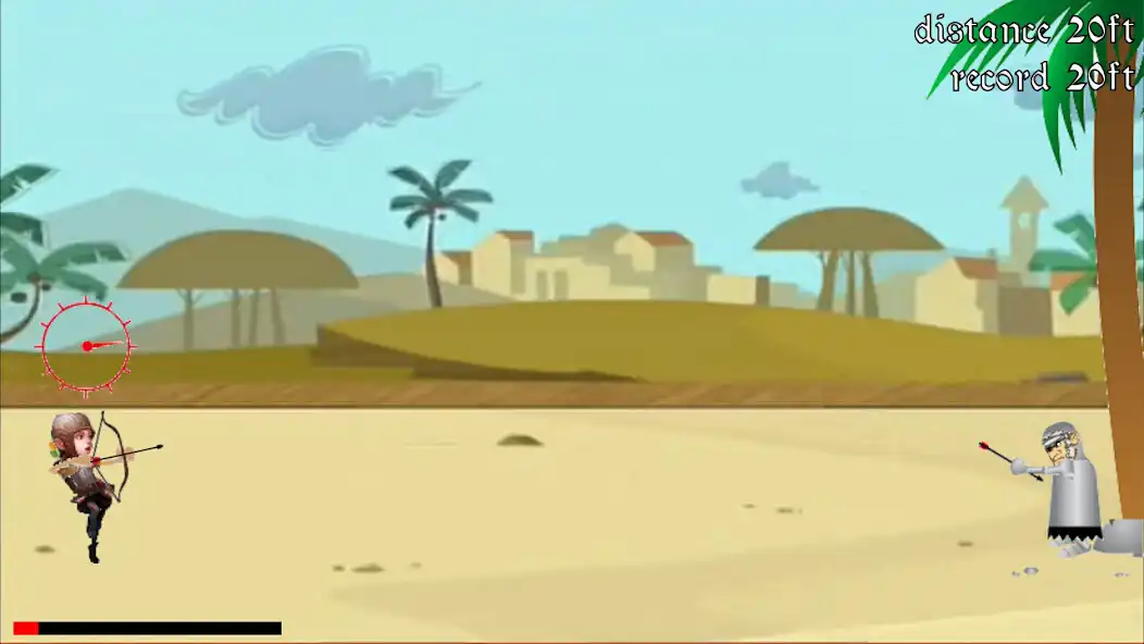 Play Lady Arrow Shooter as an online game Lady Arrow Shooter with UptoPlay