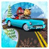 Free play online Ladybug  Cat Noir racing car APK