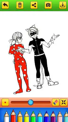 Play ladybug coloring cartoon pages HD as an online game ladybug coloring cartoon pages HD with UptoPlay