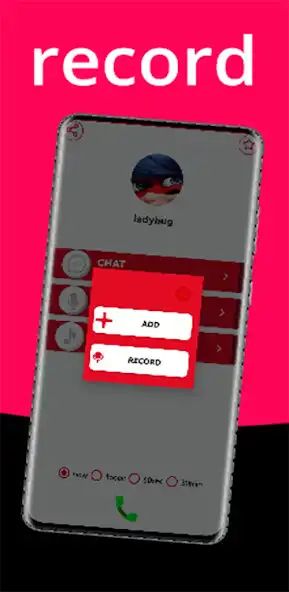 Play ladybug fake call and chat  and enjoy ladybug fake call and chat with UptoPlay