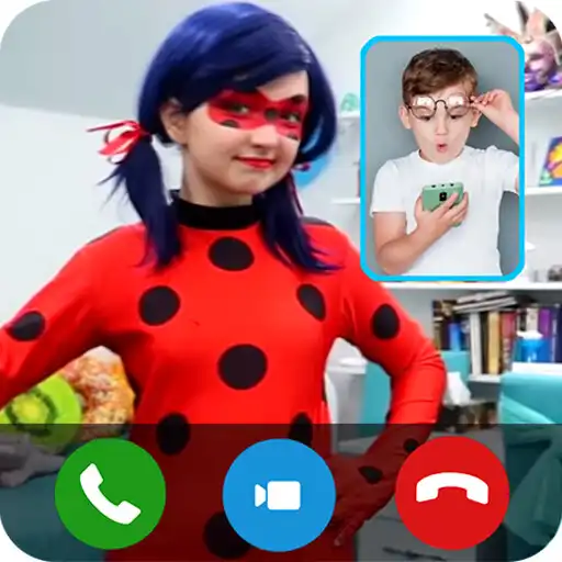 Play LadyBug Fake Video Call APK