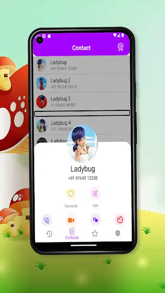 Play LadyBug Fake Video Call as an online game LadyBug Fake Video Call with UptoPlay
