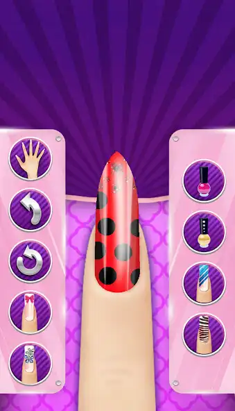 Play Ladybug Nail Spa Acrylic 2  and enjoy Ladybug Nail Spa Acrylic 2 with UptoPlay