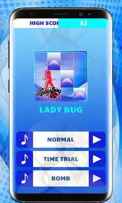 Play Lady Bug Piano tiles new games