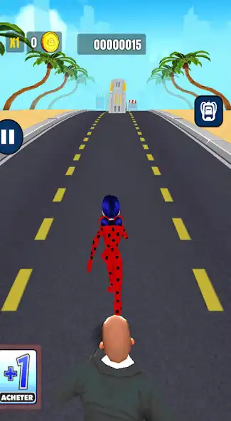 Play lady bug runner subway as an online game lady bug runner subway with UptoPlay