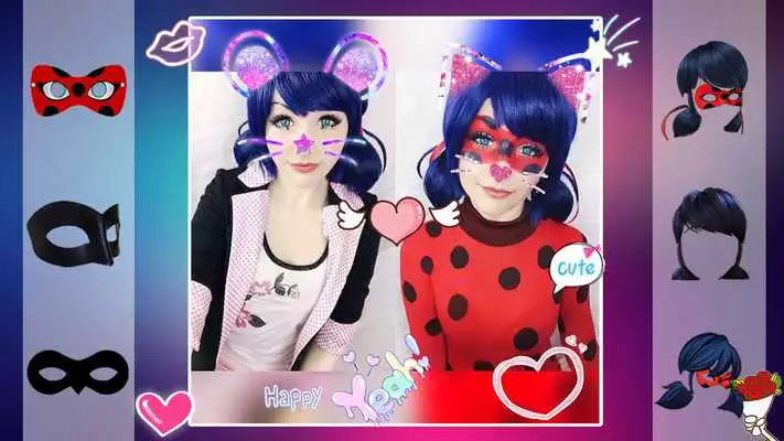 Play Ladybug Stickers  Snap Selfie