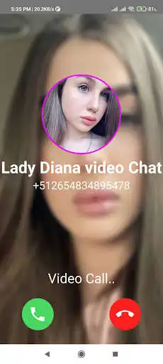 Play Lady Diana call Lady Diana Video Call and Chat as an online game Lady Diana call Lady Diana Video Call and Chat with UptoPlay