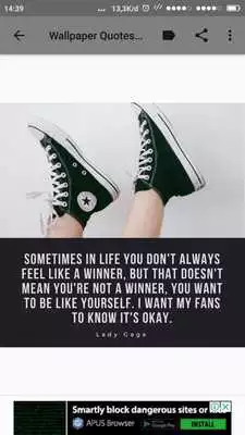 Play Lady Gaga Wallpaper Quotes HD