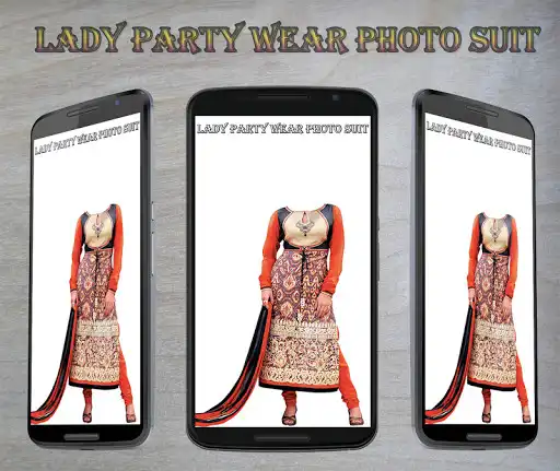 Play Lady Party Wear Photo Suit  and enjoy Lady Party Wear Photo Suit with UptoPlay