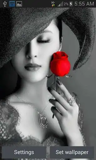 Play Lady With Rose LWP  and enjoy Lady With Rose LWP with UptoPlay