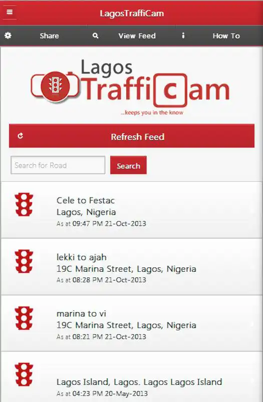 Play LagosTraffiCam