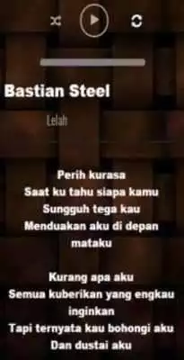 Play Lagu Bastian Steel Mp3 + Lirik