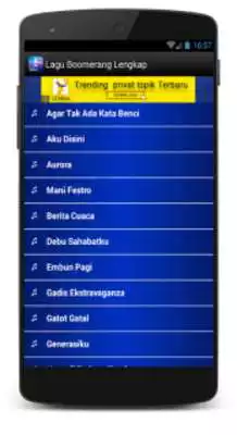 Play lagu boomerang lengkap