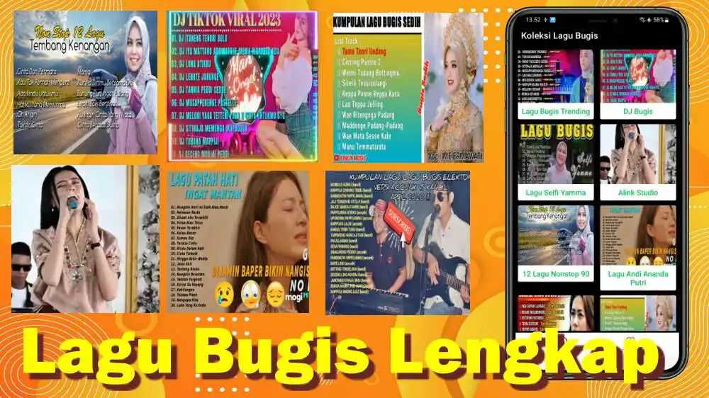 Play Lagu Bugis Offline MP3 2023  and enjoy Lagu Bugis Offline MP3 2023 with UptoPlay