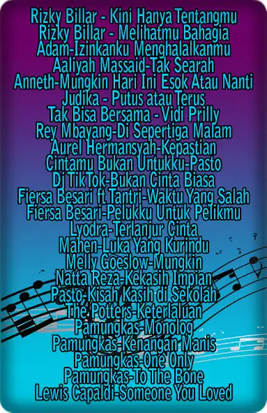 Play Lagu Cinta Terbaru + Lirik Tanpa Batas Waktu  and enjoy Lagu Cinta Terbaru + Lirik Tanpa Batas Waktu with UptoPlay