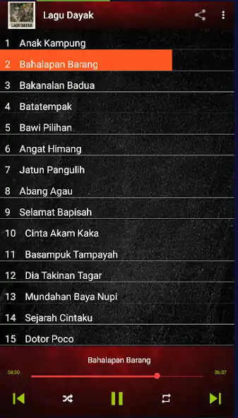 Play Lagu Dayak Kompilasi as an online game Lagu Dayak Kompilasi with UptoPlay