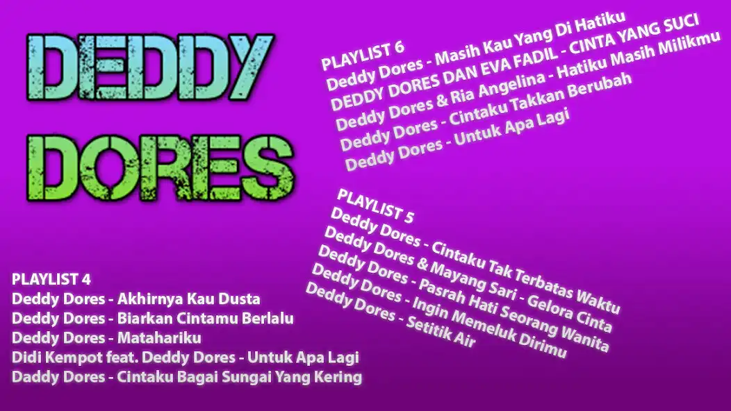 Play Lagu Deddy Dores Offline as an online game Lagu Deddy Dores Offline with UptoPlay