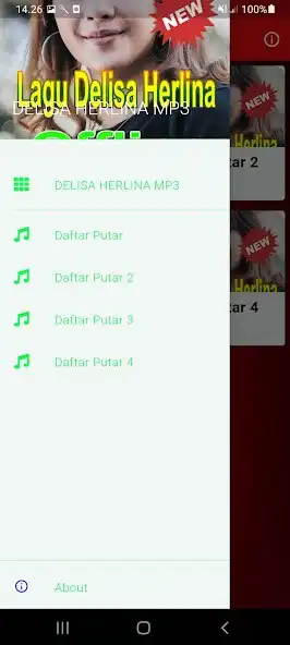 Play Lagu Delisa Herlina Offline  and enjoy Lagu Delisa Herlina Offline with UptoPlay
