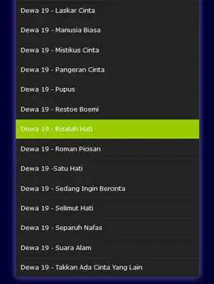 Play Lagu Dewa19 Lengakap Mp3