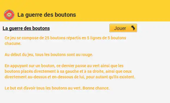 Play La guerre des boutons as an online game La guerre des boutons with UptoPlay