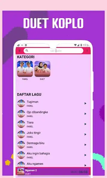 Play Lagu Farel Prayoga Duet Koplo as an online game Lagu Farel Prayoga Duet Koplo with UptoPlay