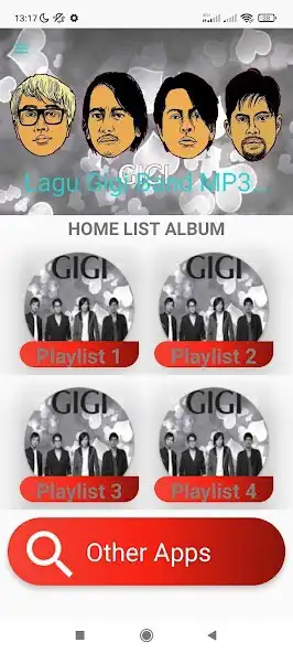 Play Lagu Gigi Band MP3 Offline as an online game Lagu Gigi Band MP3 Offline with UptoPlay