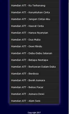 Play Lagu HAMDAN ATT Terlengkap - Mp3