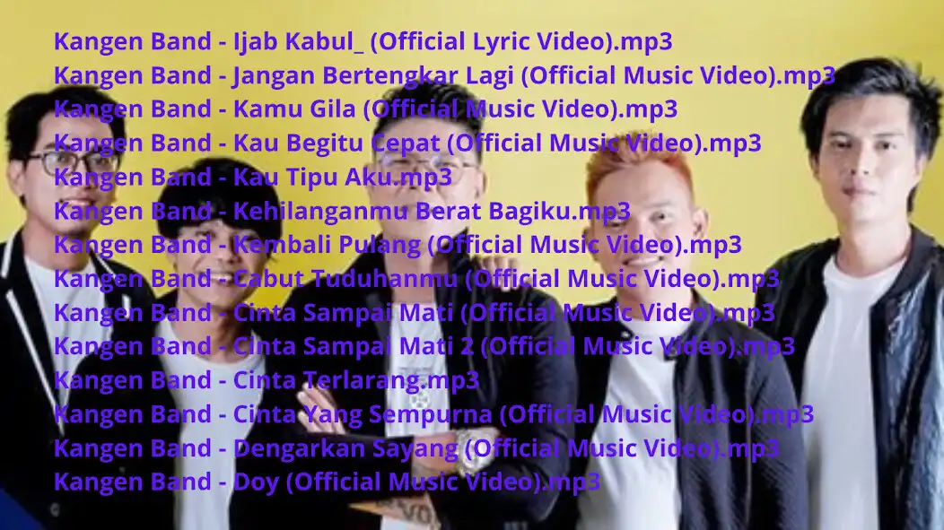 Play Lagu KangenBand full album mp3 as an online game Lagu KangenBand full album mp3 with UptoPlay