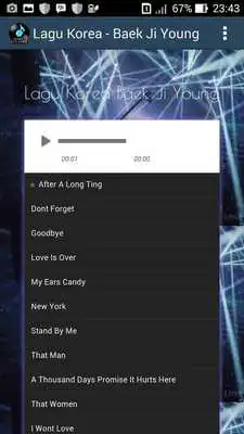Play Lagu Korea - Baek Ji Young
