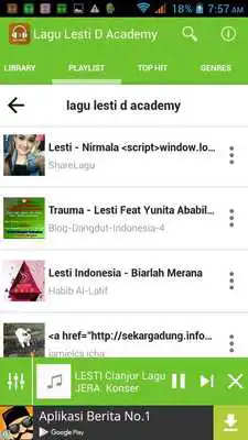 Play Lagu Lesti D Academy Top