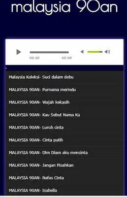 Play Lagu Malaysia 90an