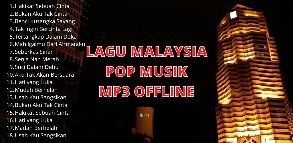 Play Lagu Malaysia POP MP3 Offline as an online game Lagu Malaysia POP MP3 Offline with UptoPlay