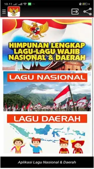 Play Lagu Nasional  Daerah  and enjoy Lagu Nasional  Daerah with UptoPlay