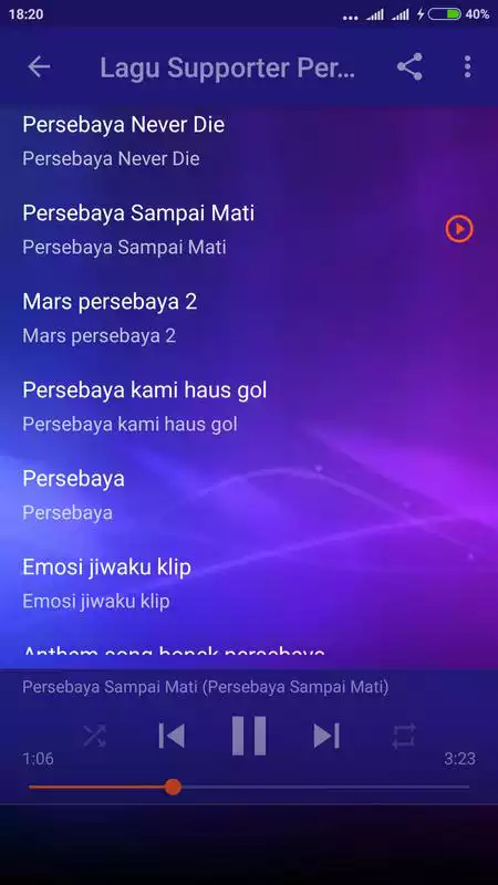 Play Lagu Persebaya Lengkap 2018 Offline