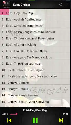 Play Lagu Populer Ebiet G.Ade & Chrisye Offline as an online game Lagu Populer Ebiet G.Ade & Chrisye Offline with UptoPlay