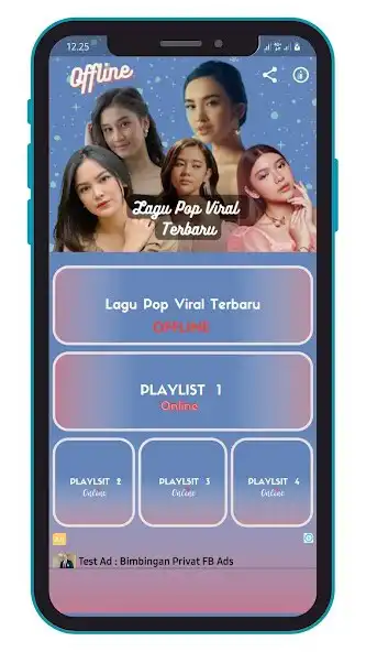 Play Lagu Pop Viral Terbaru Offline as an online game Lagu Pop Viral Terbaru Offline with UptoPlay