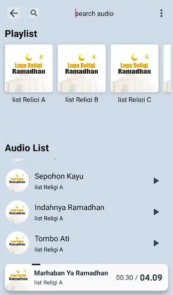 Play Lagu Religi Ramadhan Islami as an online game Lagu Religi Ramadhan Islami with UptoPlay