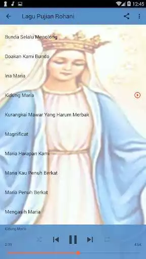 Play APK Lagu Rohani Bunda Maria Pujian Terlengkap Offline  and enjoy Lagu Rohani Bunda Maria Pujian Terlengkap Offline using Ap