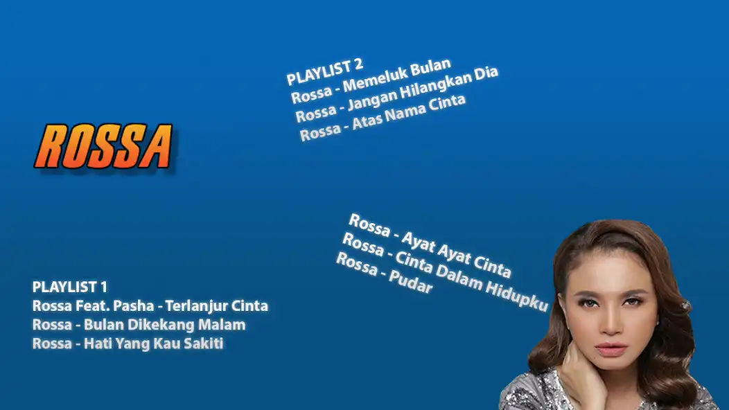 Play Lagu Rossa Offline as an online game Lagu Rossa Offline with UptoPlay