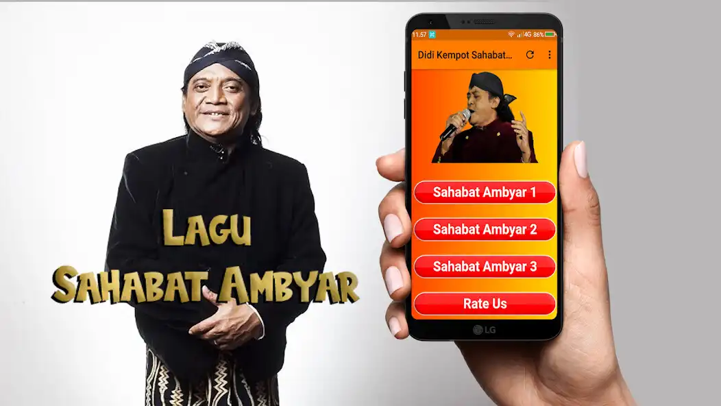 Play Lagu Sahabat Ambyar Didi Kempo  and enjoy Lagu Sahabat Ambyar Didi Kempo with UptoPlay
