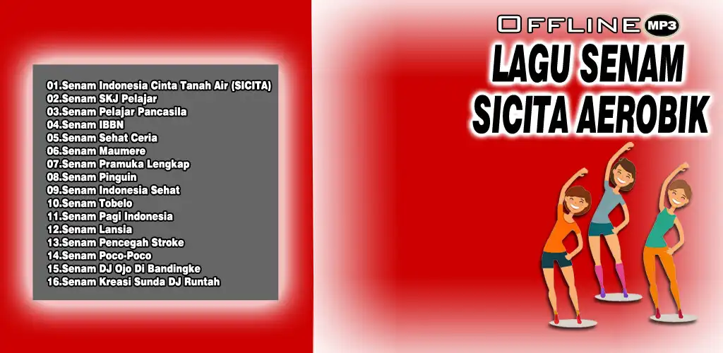 Play Lagu Senam Aerobik Offline Mp3  and enjoy Lagu Senam Aerobik Offline Mp3 with UptoPlay