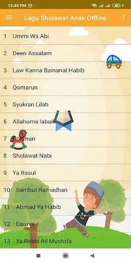 Play Lagu Sholawat Anak Full Offline as an online game Lagu Sholawat Anak Full Offline with UptoPlay