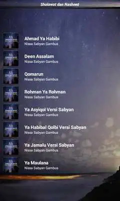 Play Lagu Sholawat Nissa Sabyan Lengkap Offline