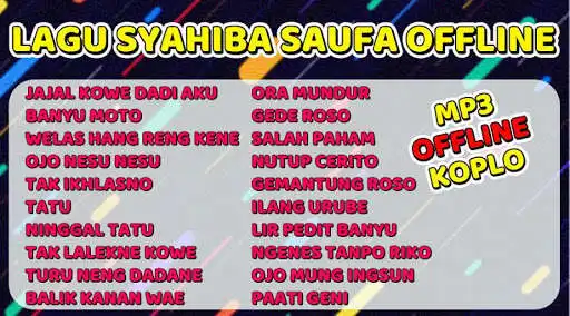 Play Lagu Syahiba Saufa Koplo Offline Lengkap as an online game Lagu Syahiba Saufa Koplo Offline Lengkap with UptoPlay