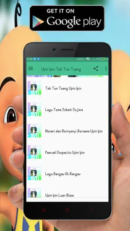Play Lagu Upin Ipin Tak Tun Tuang Mp3