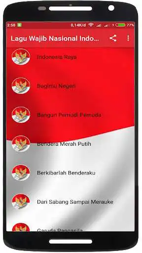 Play Lagu Wajib Nasional Indonesia  and enjoy Lagu Wajib Nasional Indonesia with UptoPlay