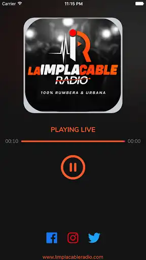 Play la implacable radio  and enjoy la implacable radio with UptoPlay