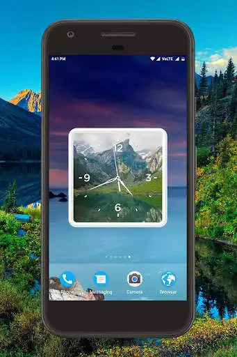 Play Lake Clock Live Wallpaper  and enjoy Lake Clock Live Wallpaper with UptoPlay